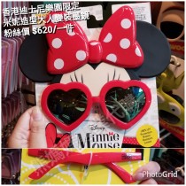 香港迪士尼樂園限定 米妮 造型大人變裝墨鏡